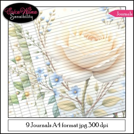 BerryApplicious's tweet image. EW AI Journals Flowers 01 2025 [EricaWilma] - $1.25 : Berry Applicious, Your One Stop Scrappin Shop