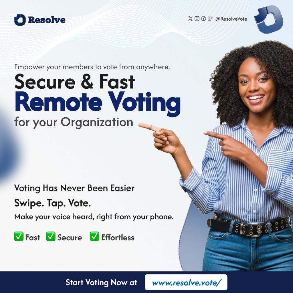 Resolve.Vote tweet media