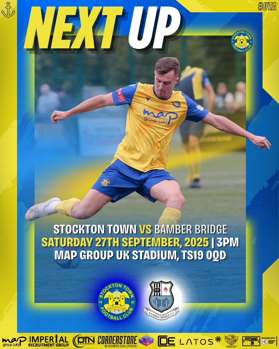 Welcoming <a href="/BamberBridgeFC/">Bamber Bridge FC</a> to TS19 on Saturday ⏭️

#UTA⚓️
