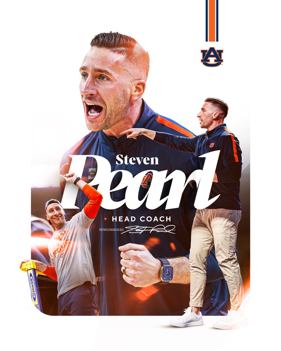 Auburn Basketball (@auburnmbb) on Twitter photo One of the top defensive minds in college basketball is taking the reins.
🗞️: aub.ie/StevenPearl
#WarEagle x <a href="/StevenPearl22/">Steven Pearl</a> One of the top defensive minds in college basketball is taking the reins.
🗞️: aub.ie/StevenPearl
#WarEagle x <a href="/StevenPearl22/">Steven Pearl</a>