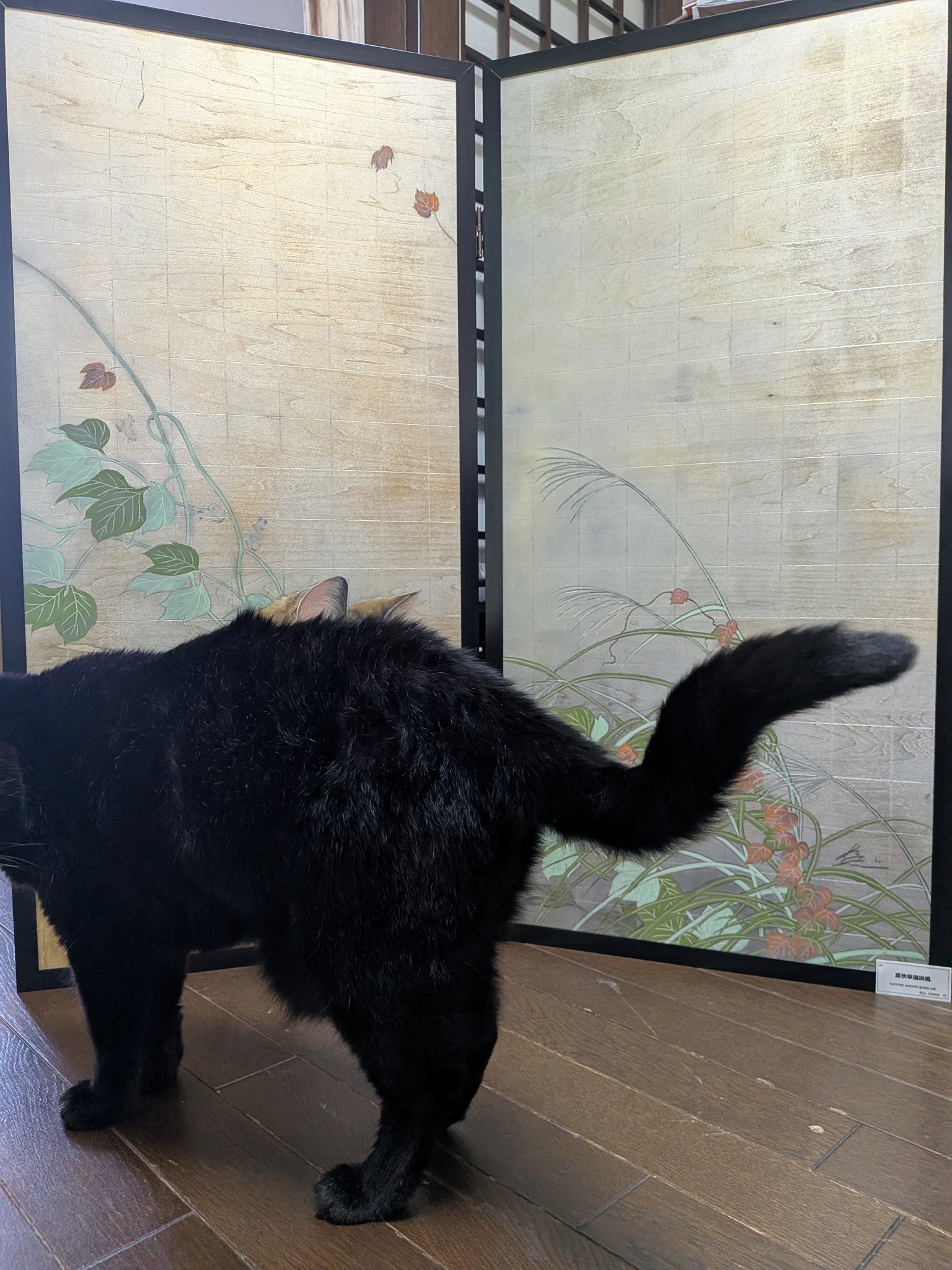 絵画『座った猫』ヘイ平山画 目羅 健嗣 on X: 