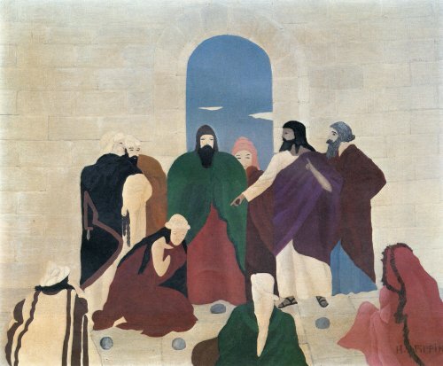 The Woman Taken In Adultery wikiart.org/en/horace-pipp…