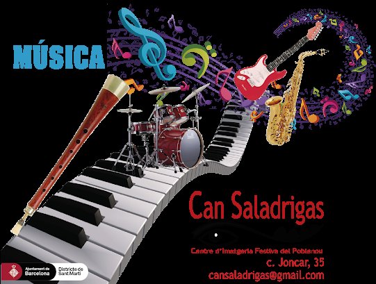 CURSOS DE MÚSICA 
-Llenguatge Musical (2 nivells)
-Gralla
-Combo jove
-Combo adults
MATRÍCULA OBERTA 
dracsgegants.blogspot.com/2025/07/reunio…