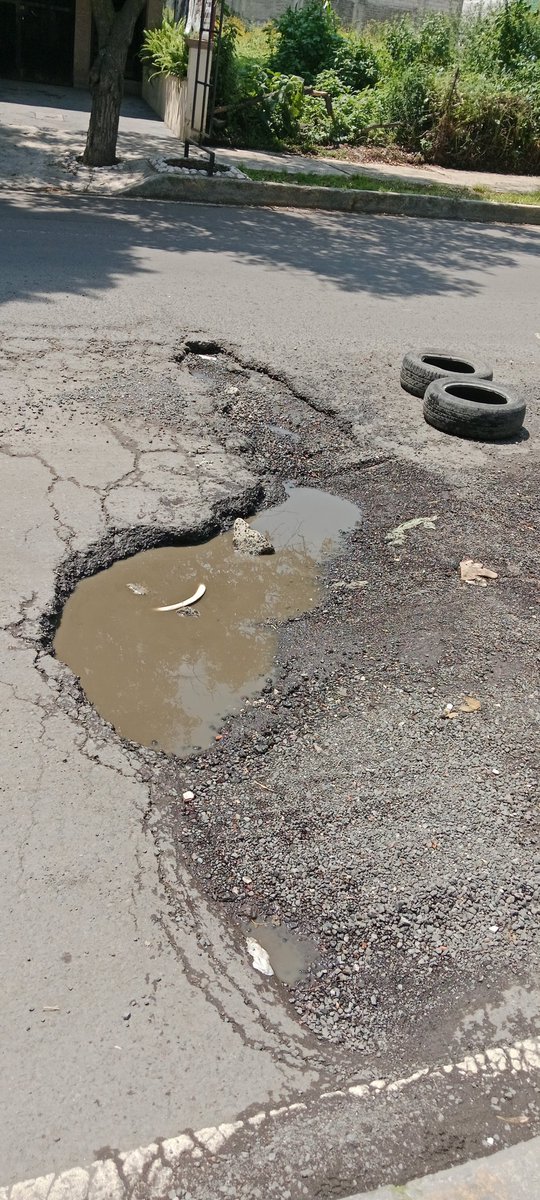 luna7645's tweet photo. Hola buenas tardes para solicitar su apoyo que pueda hacer un reportaje acerca de estos baches que se encuentran en una Avenida principal las cuales ya se han reportado en diferentes ocasiones y las autoridades hacen caso omiso. https://t.co/Ni34jqVrIB