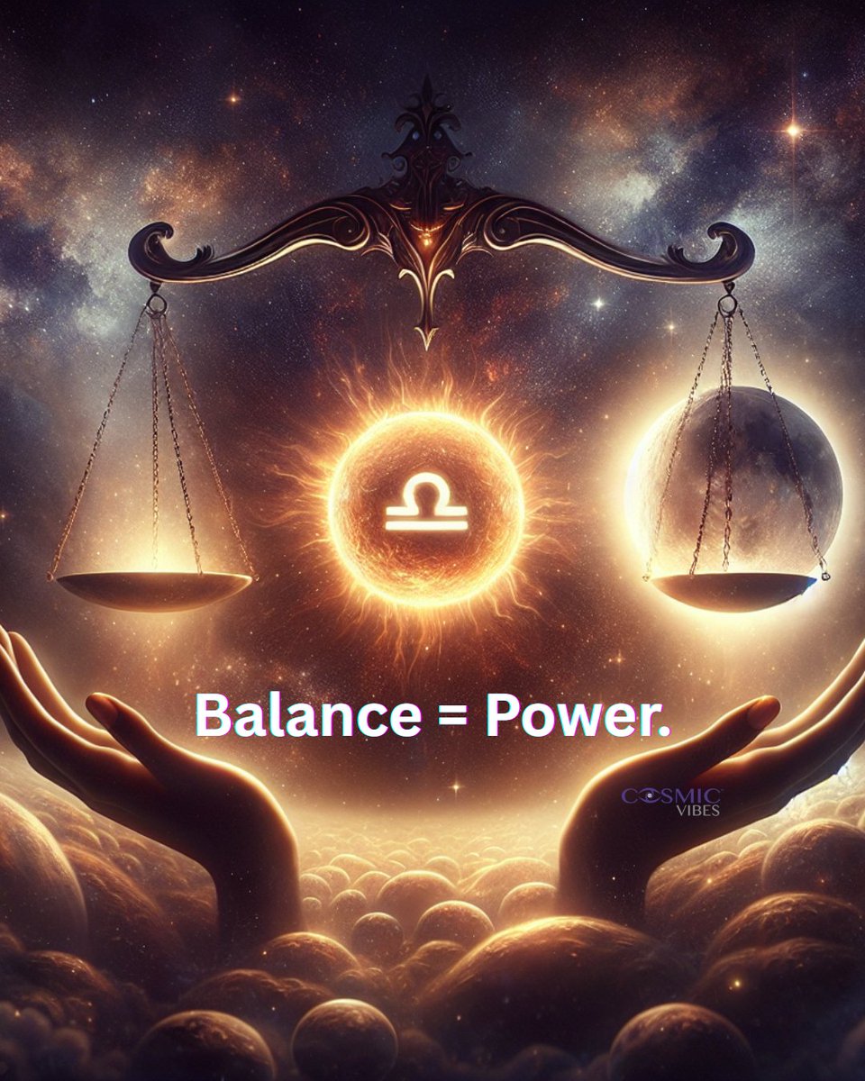 GoodCosmicVibes's tweet photo. 🌞🌙 Fall Equinox today! Light + dark balance. Sun enters Libra → harmony + renewal. A cosmic reset begins within you. #FallEquinox #AstrologyLovers https://t.co/38dLdgzSZy