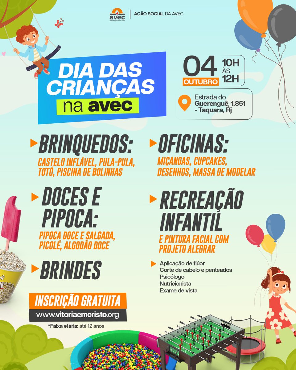 AVEC - Associação Vitória em Cristo tweet media