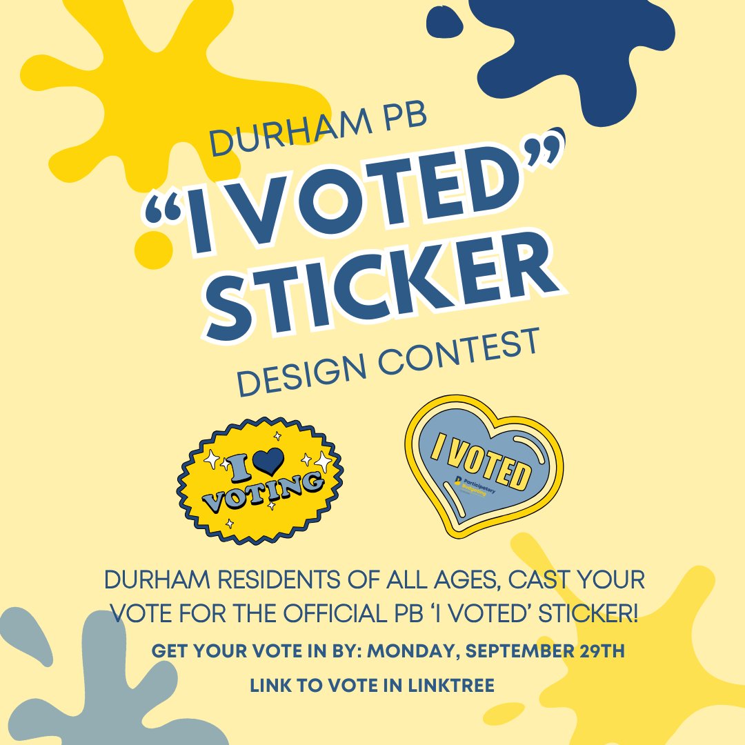 Participatory Budgeting Durham tweet media