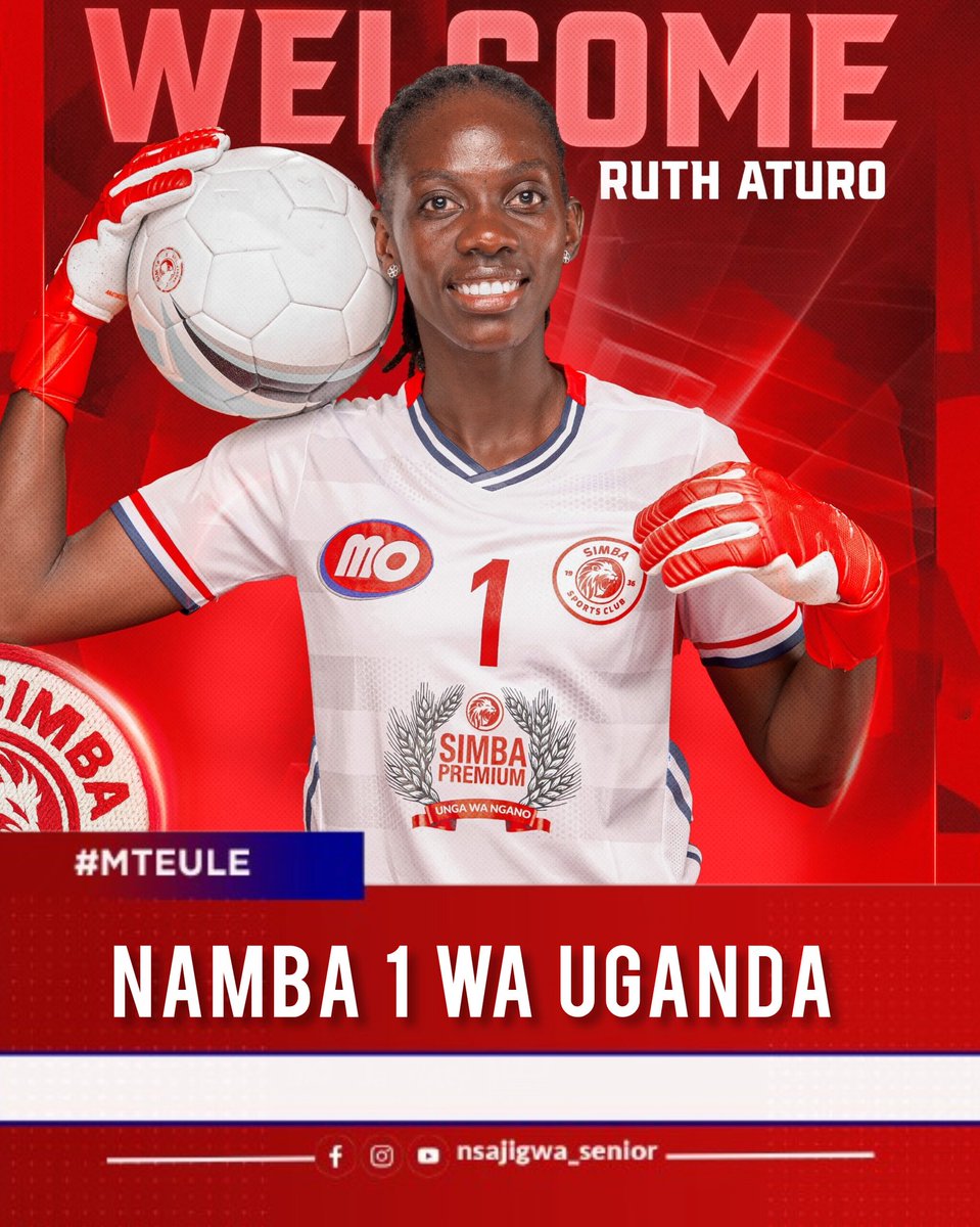 nsajigwa_senior's tweet photo. Goli la Simba Queens msimu ujao litakuwa salama chini ya Ruth Aturo 🧤 kutoka nchini Uganda 🇺🇬  ,Golikipa mkubwa amejiunga na timu kubwa.

#MTEULE https://t.co/H4KVJU82mu