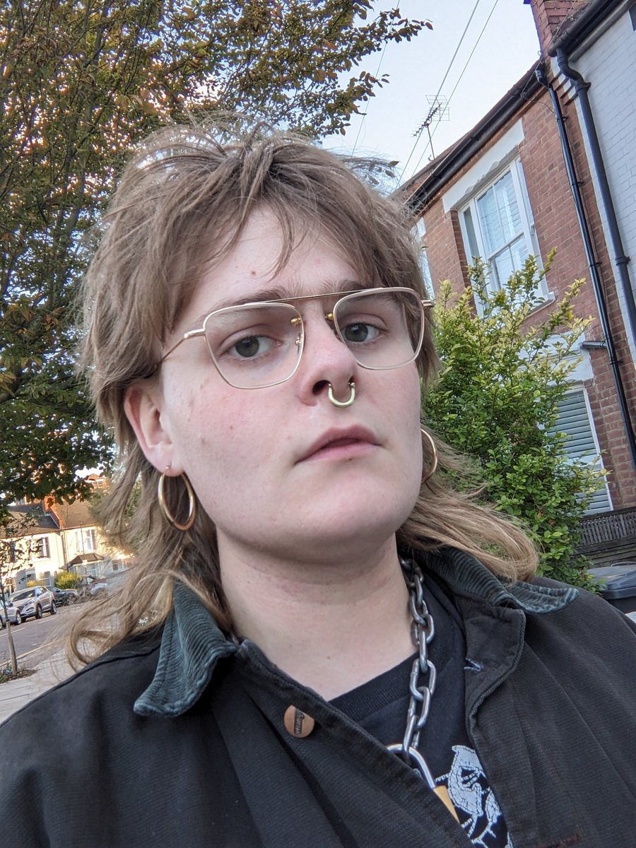 My eyes are having a WILD time adjusting to these glasses but they do make me feel much better about my own perception of my face; for instance, what my hair is doing here would usually stress me out, but now I can just appreciate it for the sexy windswept vibe that it is
