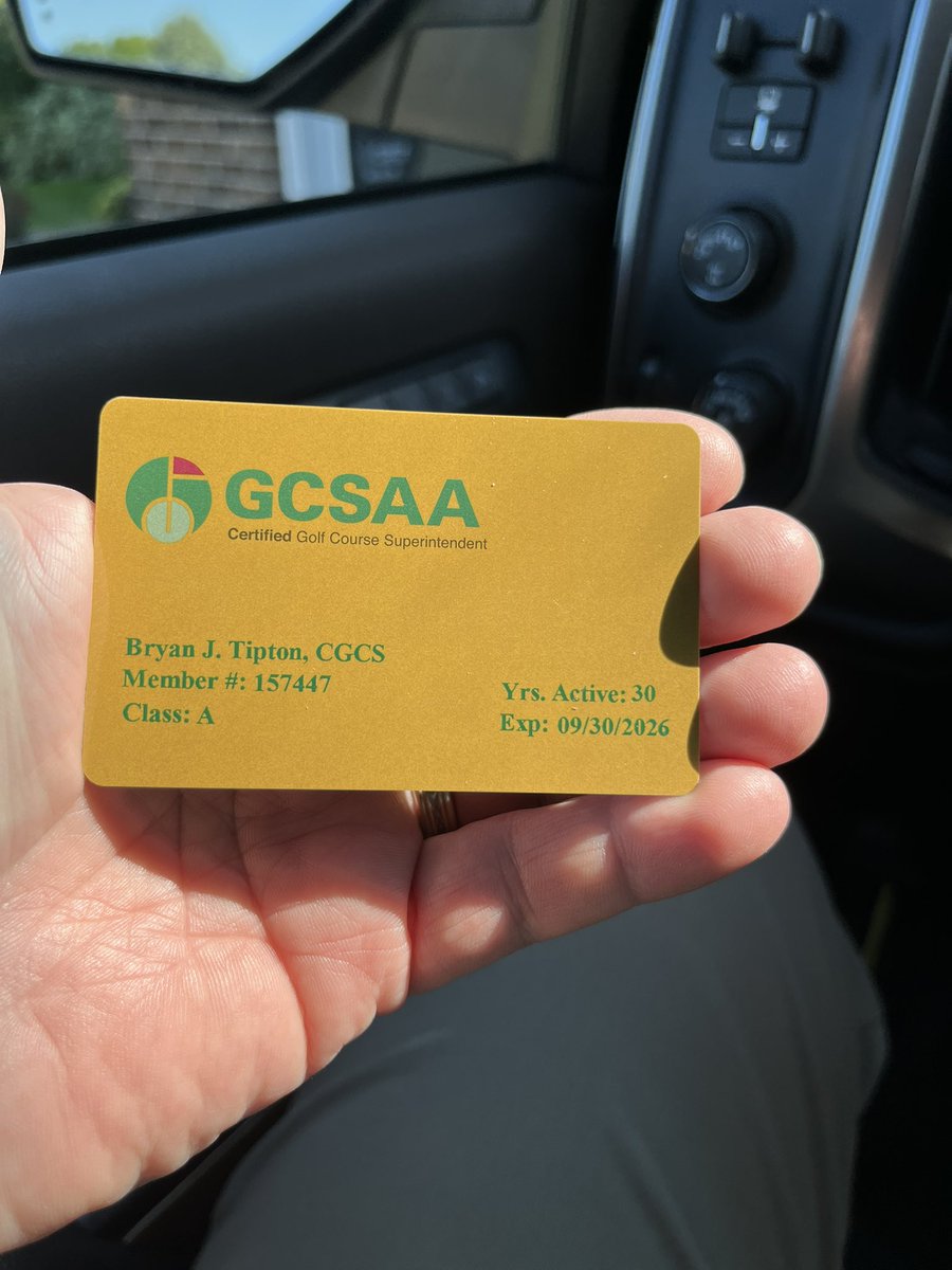 30 year Milestone. Also 21 years certified