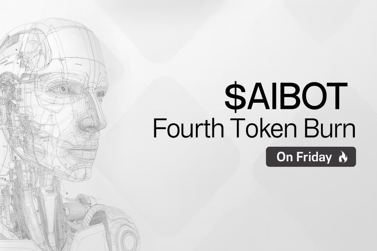 The fourth $AIBOT buyback and burn is scheduled for this Friday.

Every single week, Cherry AI Robotics directs ecosystem fees toward market buybacks, with all purchased tokens permanently burnt and removed from circulation.

This ongoing cycle of buybacks and burns is what makes