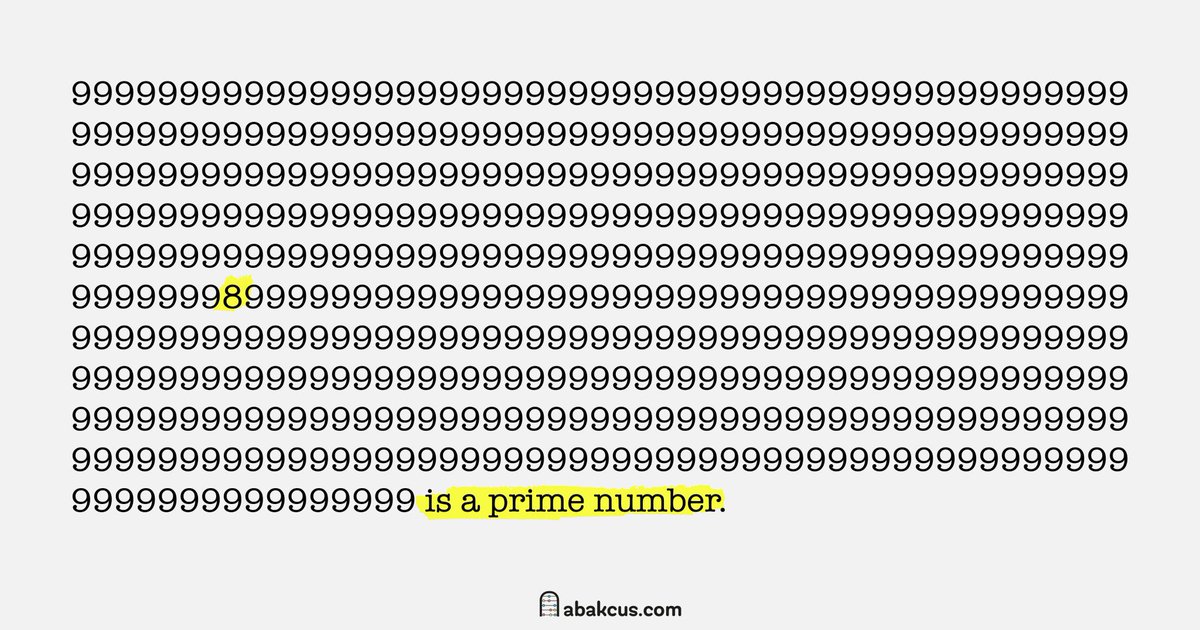 mathladyhazel's tweet image. Probably, the second most interesting prime number! 😮