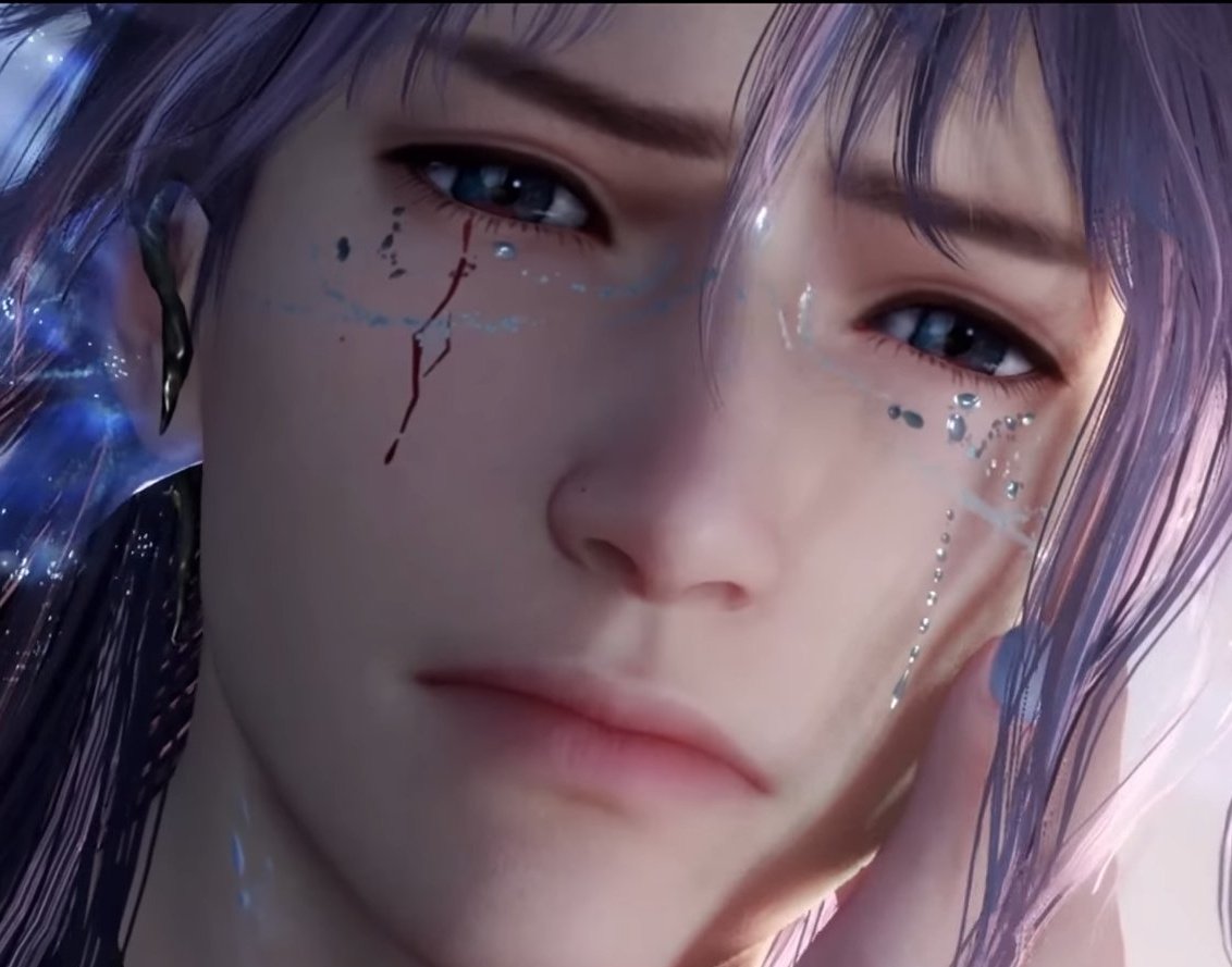 the way his eyes fill with tears breaks me