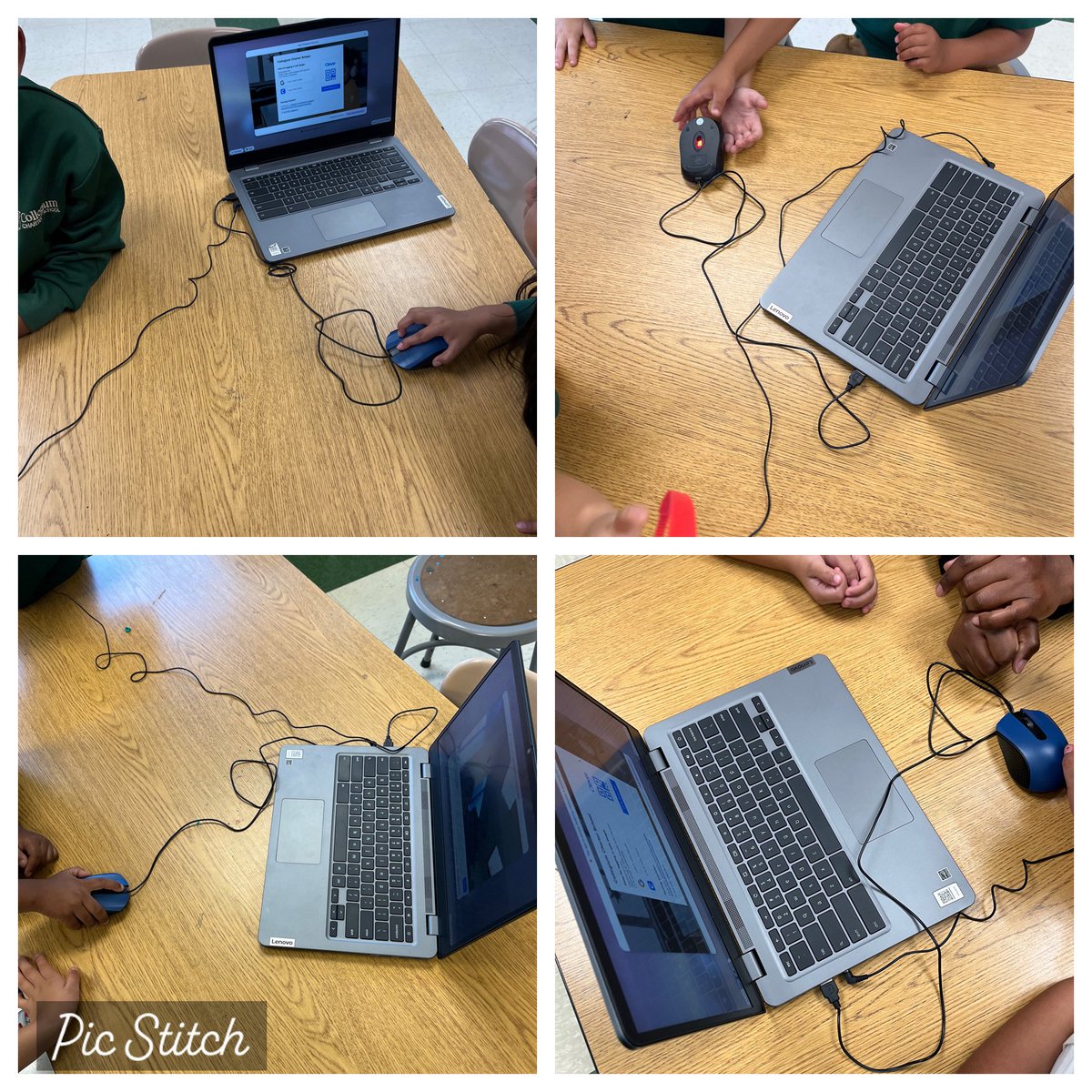 MrPowell20's tweet image. Happy Monday! Today my K students learned the parts of the #computer! They loved it! Then 2nd grade #coded cups to stack them! They loved it! Then 1st got some new centers! They did paper airplanes, tying knots, origami, and play dough mazes! It was great! #STEM #teacher