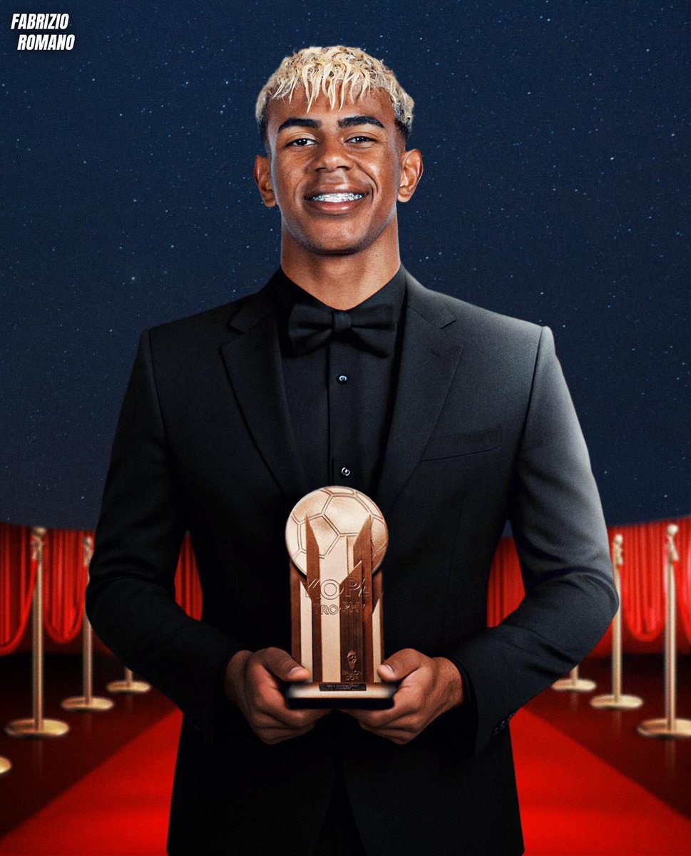 Best young talent Well deserved 
Soo - Dembouse ?👀

#BallonDor #LamineYamal #dembeledor