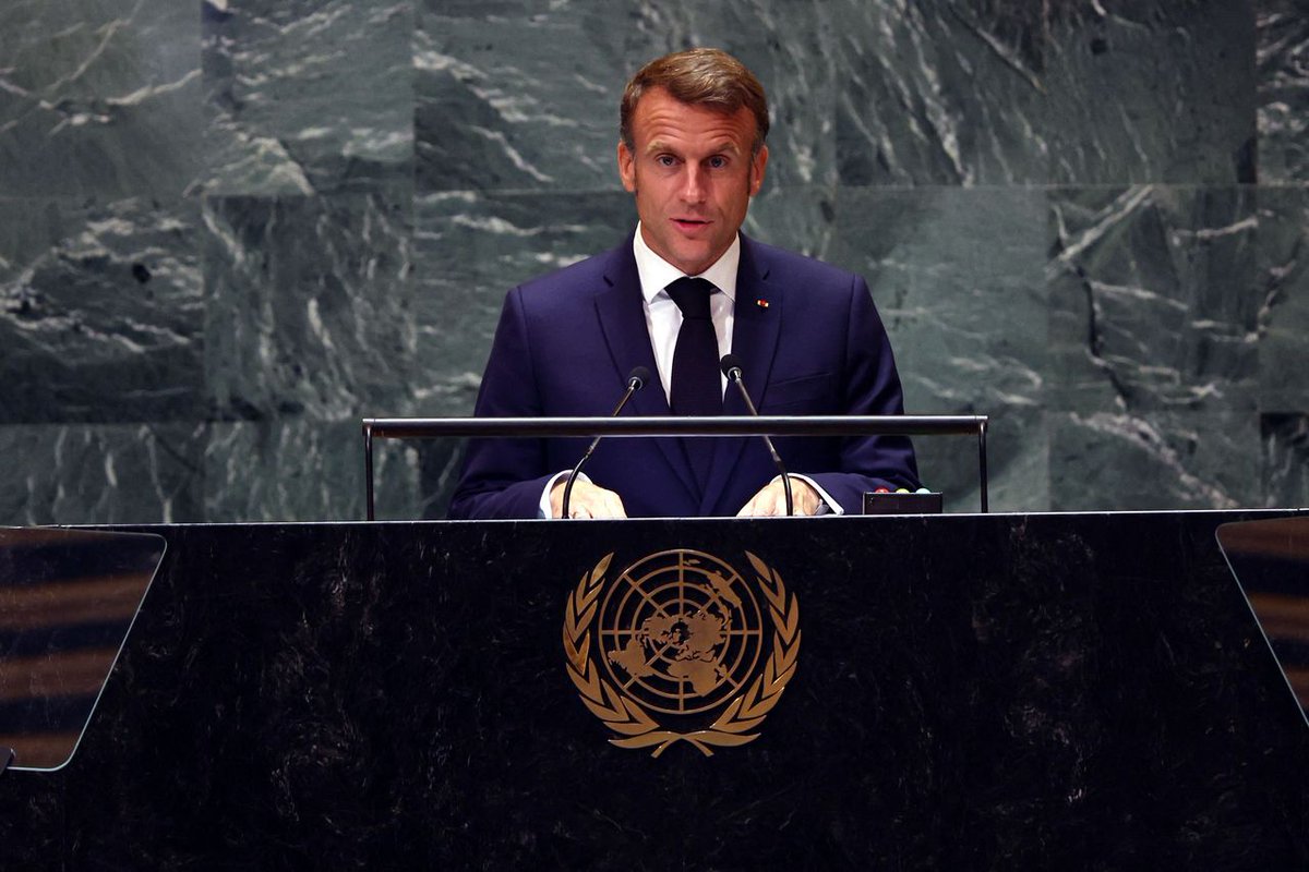 🚨🇵🇸🇮🇱🇫🇷 ALERTE INFO | "Le temps de la PAIX est VENU", affirme Emmanuel Macron à l’ONU.