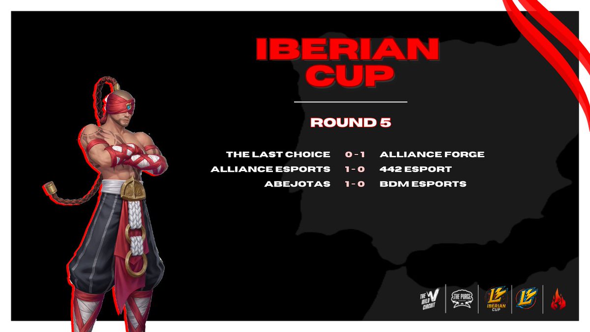 RESULTADOS 5ª RONDA IBERIAN CUP

Dizemos adeus aos nossos BDM eSports 🇵🇹 e damos os parabéns aos Alliance eSports e Alliance Forge por se terem qualificado para a ronda a eliminar!!! 💪

Não percam as próximas eliminatórias ⚔️
@PhoenixCommunity #WildRift #IberianCup #WildRiftPT