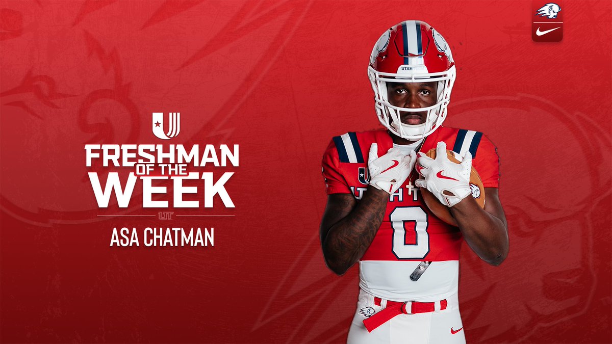 UtahTech_Fball's tweet image. .@AsaChatman13 ran for a career high 97 yards, including a 66-yard third quarter touchdown, in Saturday&apos;s win over UNI!
📰 - tinyurl.com/24s6yhj5
#UtahTechBlazers | #UACFootball