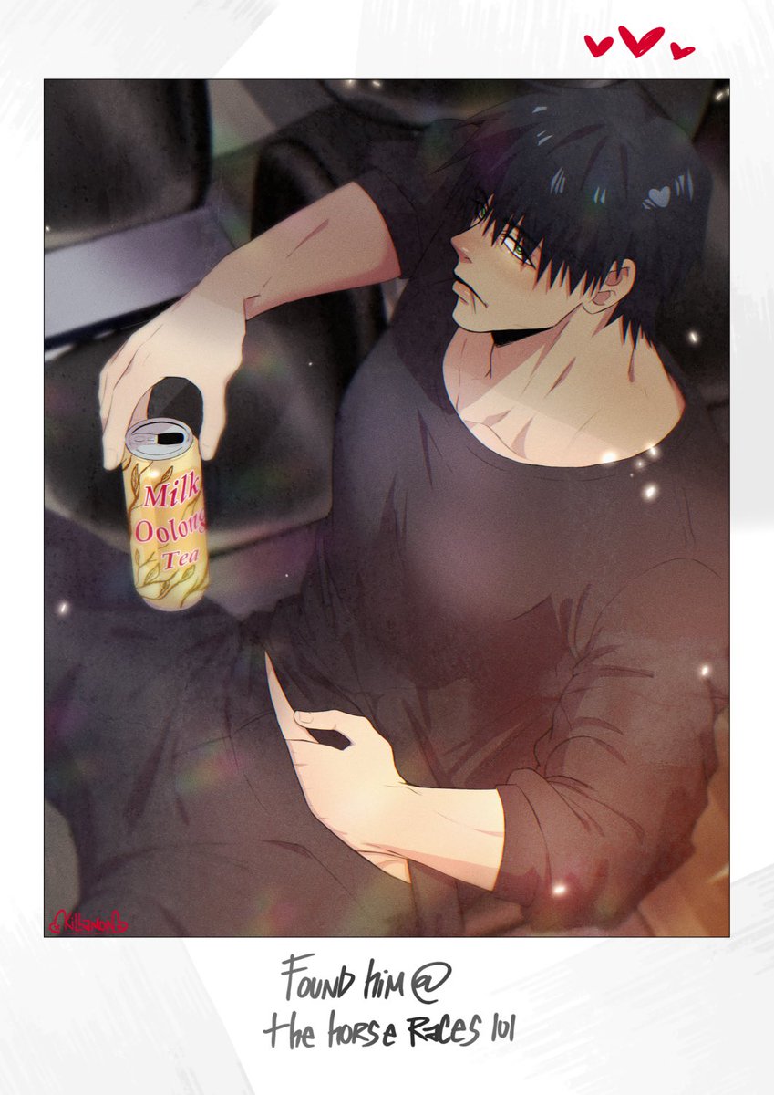 commemorative photo of toji losing all his money at the races lol