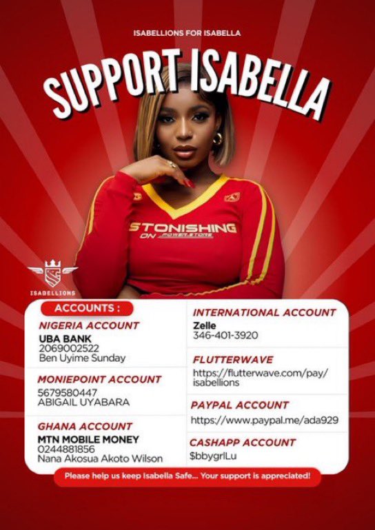 Isabella deserves to be in the finals 

Please 🙏🙏🙏🙏🙏🙏

#BBNaijaS10 
#BBNaija