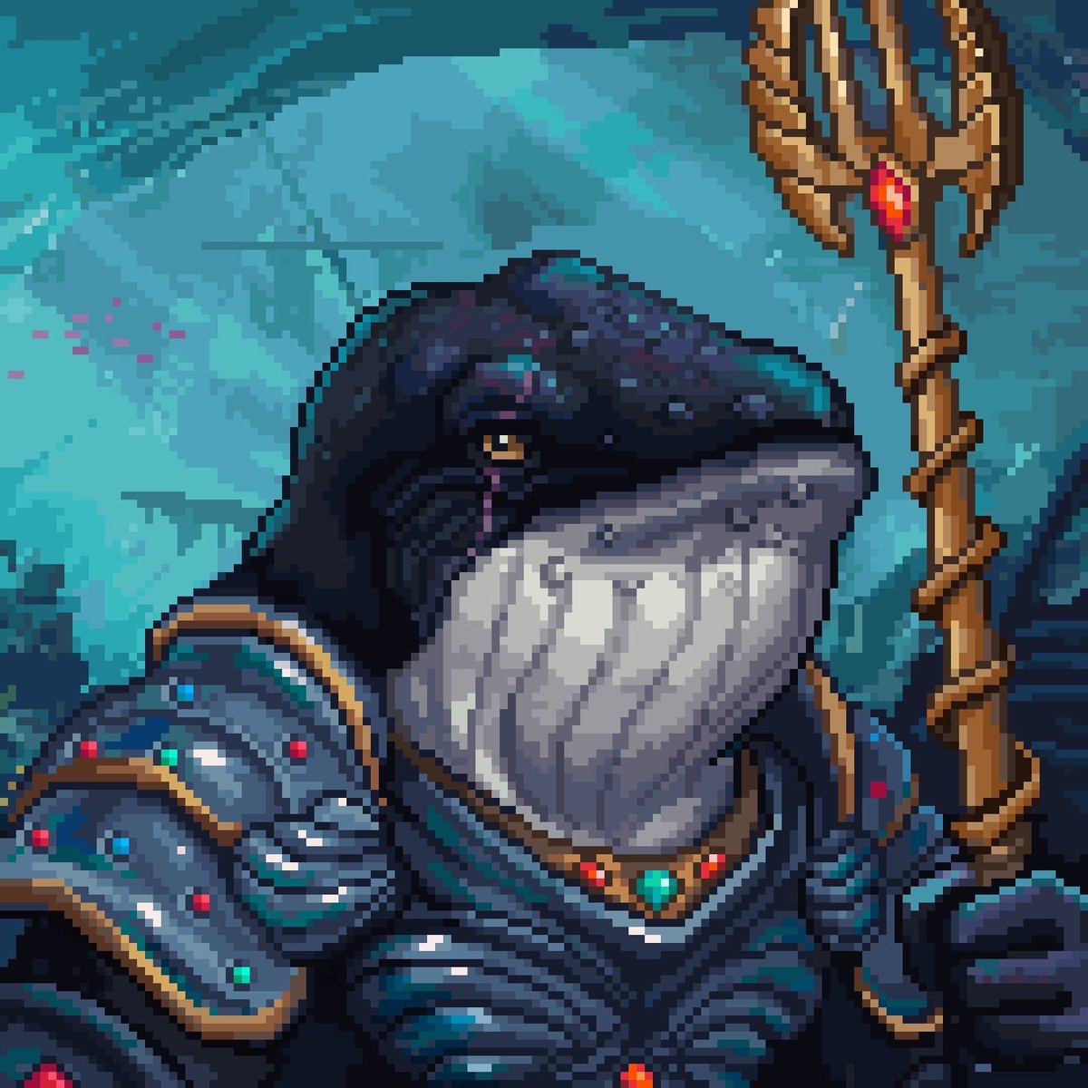 New profile picture, let the legend begin ☄️

A visionary 1/1 pixel art designed by <a href="/covestudios/">Cove Studios</a>, part of the <a href="/authrill/">authrill</a> community 🌟

When I asked for a 1/1 design, I wanted it to reflect my love for <a href="/SaveTheWhal3s/">SaveTheWhal3s 🐋</a> 

They absolutely nailed it 💫

Once a whale, always a whale 🐋