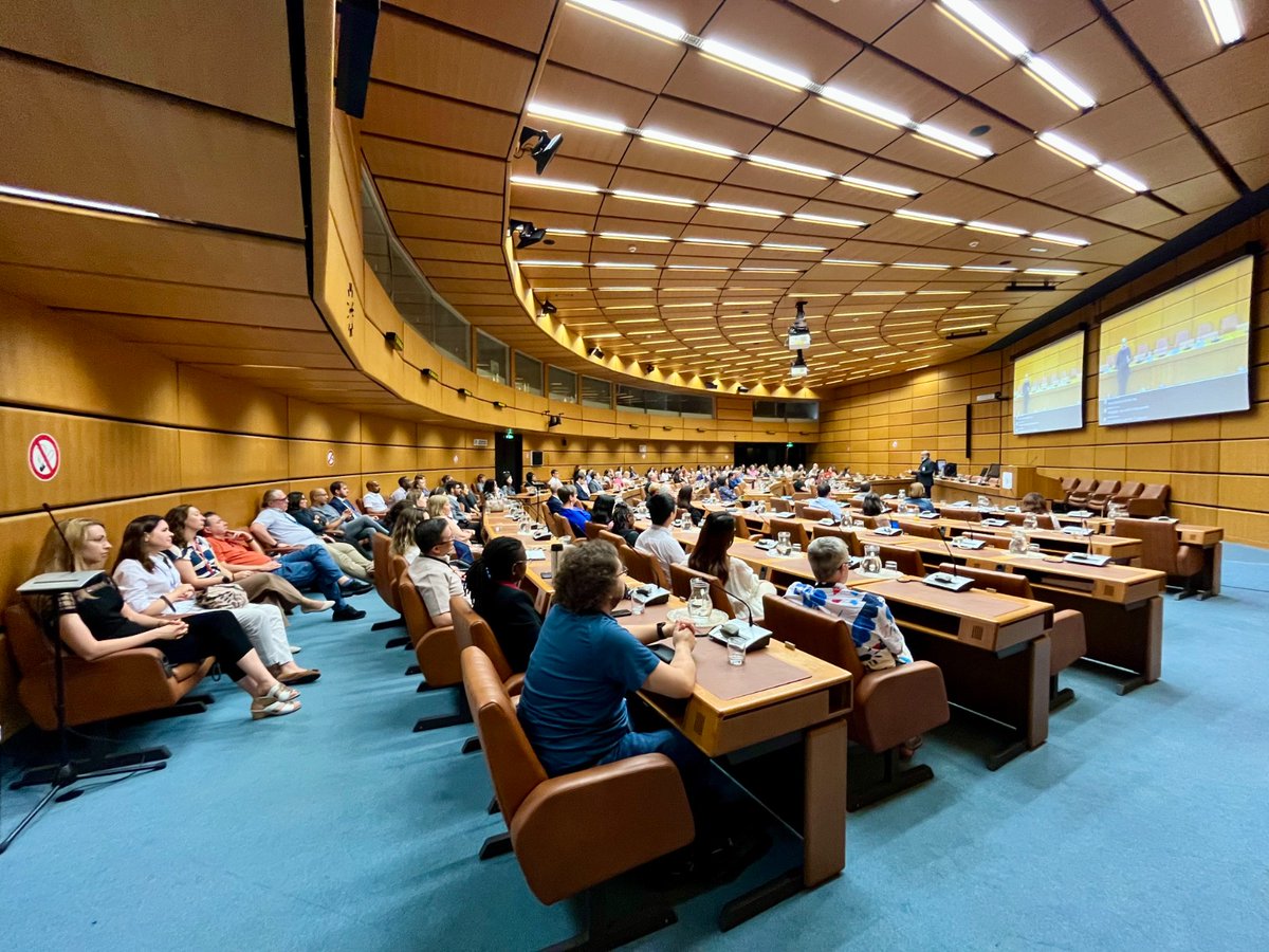 UN_VIC_Disabil's tweet photo. Today, Dr Khurram Saadiq shared his personal and professional experience of #Autism and #ADHD (#AuDHD) with over 100 participants at the United Nations in Vienna, Austria. 

Opening remarks were delivered by UK Ambassador, Corinne Kitsell @corinnekitsell. https://t.co/ztXHES3icV