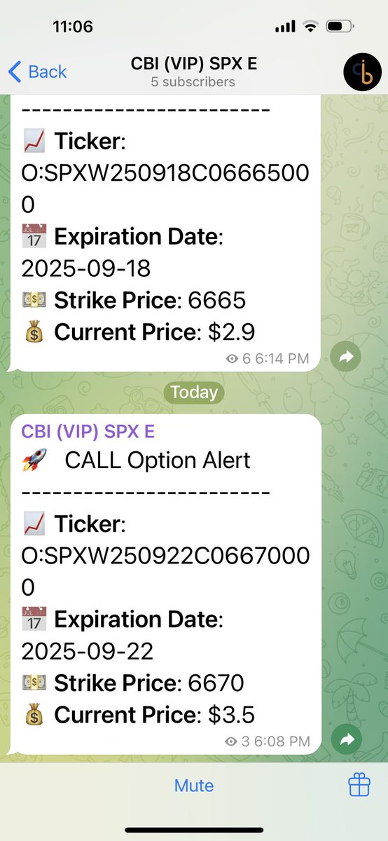 Traderwiz1's tweet image. 🚀Our followers who joined Monday’s #SPX options recommendation scored an incredible +700% profit in just 5 hours!

✅ Total portfolio gains in September have already crossed +10% … and the winning streak continues 👌

📲 Don’t miss the next opportunities ➡️ Join our free…