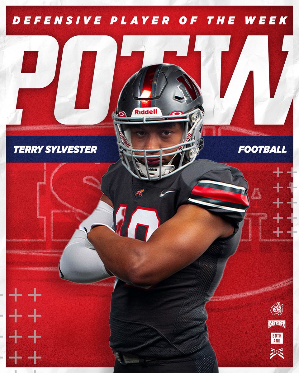 Congratulations to Terry Sylvester for being named the MSFA Mideast Defensive Player of the Week! 😼🏈

📰IWUWildcats.com

#BothAnd