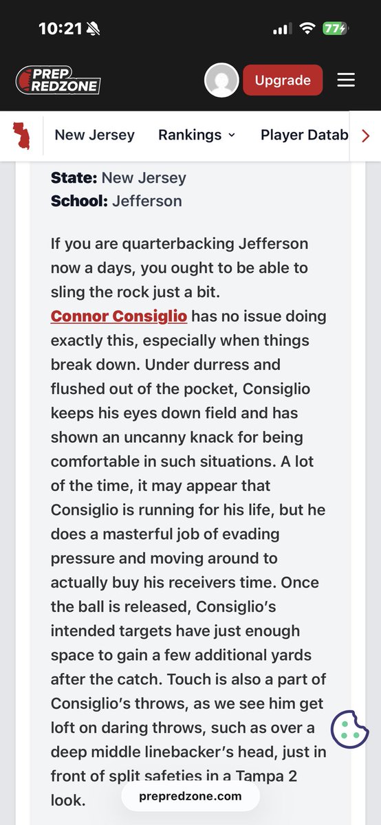 Thank you for the awesome write up <a href="/PrepRedzoneNJ/">Prep Redzone New Jersey</a>