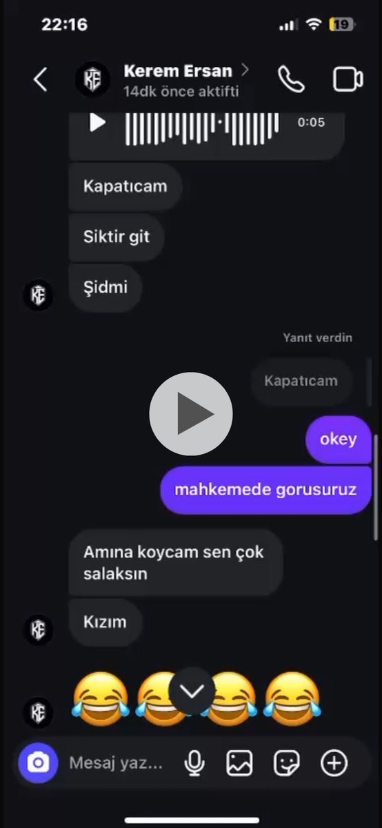 biktimbiiktim's tweet photo. Kerem celal ersan adlı kişi sosyal medya üzerinden bir çok kızı taciz ediyor reşit bile olmayan küçük kızlardan fotoğraf video isteyip tehdit ediyor yani pedofilinin teki kızların güvenliği açısından acilen içeri alınması lazım instagram’ı@ kerremersan @EmniyetGM @solcugazete60 https://t.co/bRxqdR8ans