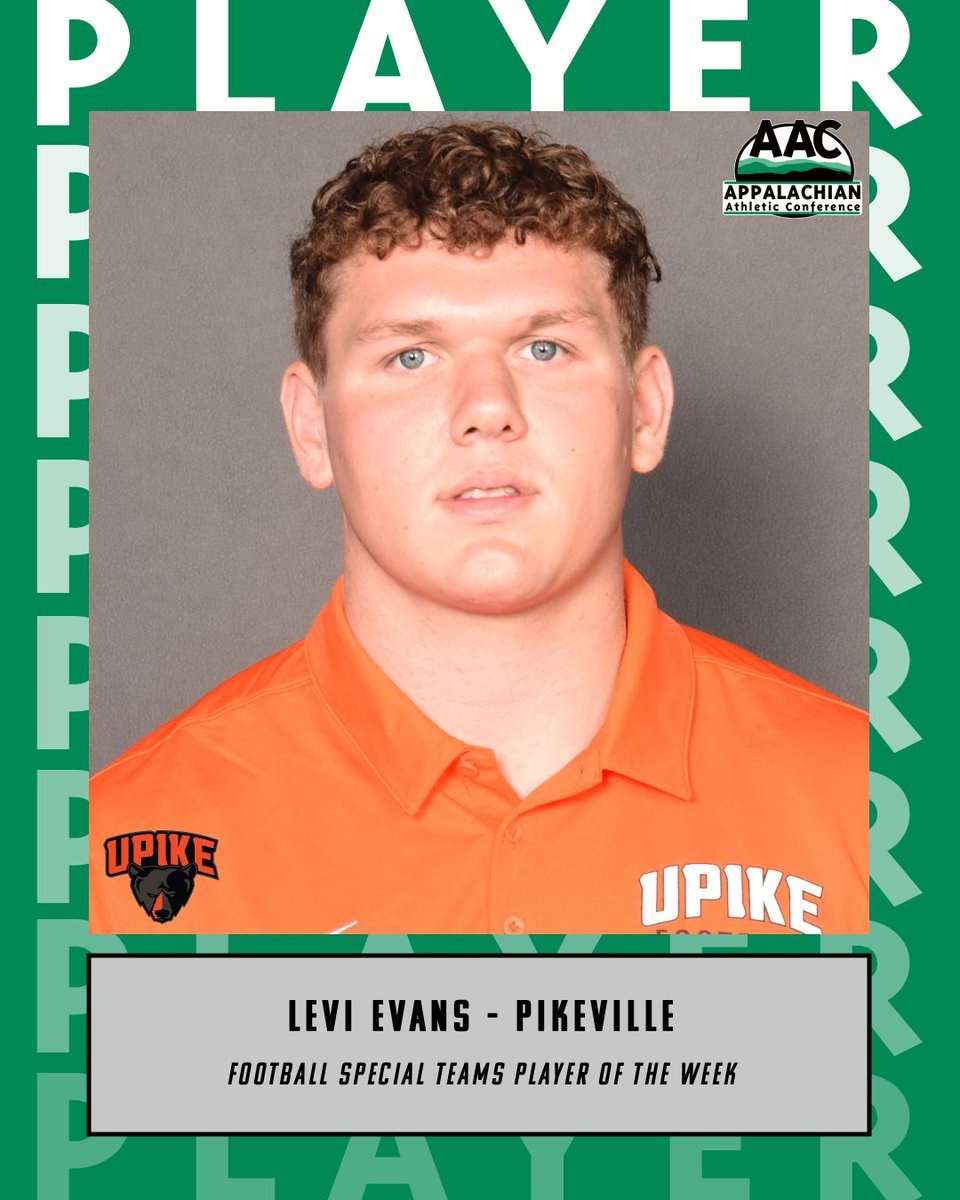 AAC Sports (@aacsports) on Twitter photo Congrats to this week's #AACFB Players of the Week!
Defensive: Chase Hall, <a href="/GoKnightsATH/">KCU Athletics</a> 
Offensive: Jovari Gamble, Kentucky Christian
Special Teams: Levi Evans, <a href="/UPIKEAthletics/">UPIKE Athletics</a> 
➡️ bit.ly/4nETJYF
#NAIAFootball | #ProudToBeAAC | #TheRightWayToPlay | <a href="/NAIAFBALL/">NAIAFBALL</a> Congrats to this week's #AACFB Players of the Week!
Defensive: Chase Hall, <a href="/GoKnightsATH/">KCU Athletics</a> 
Offensive: Jovari Gamble, Kentucky Christian
Special Teams: Levi Evans, <a href="/UPIKEAthletics/">UPIKE Athletics</a> 
➡️ bit.ly/4nETJYF
#NAIAFootball | #ProudToBeAAC | #TheRightWayToPlay | <a href="/NAIAFBALL/">NAIAFBALL</a>