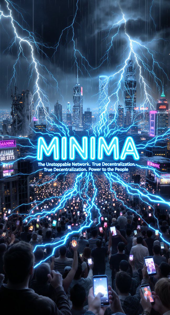 No miners. No whales. No central choke points.
Every user = equal. Every device = power.
This is what true peer-to-peer money looks like. 💥#CryptoCommunity
#Web3
#CryptoNews
#DeFi
#BlockchainRevolution <a href="/Minima_Global/">Minima</a>
