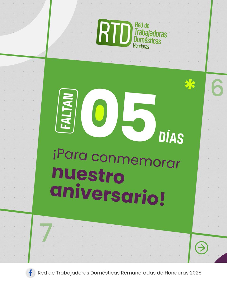 RtdHonduras's tweet photo. ⏳ Faltan 5 días para conmemorar una década de ser semilla vital organizada, sosteniendo la vida y la economía.

¡Somos trabajadoras!

#10AñosRTD #SomosTrabajadoras #DignidadLaboral https://t.co/ppvhMYOD5b