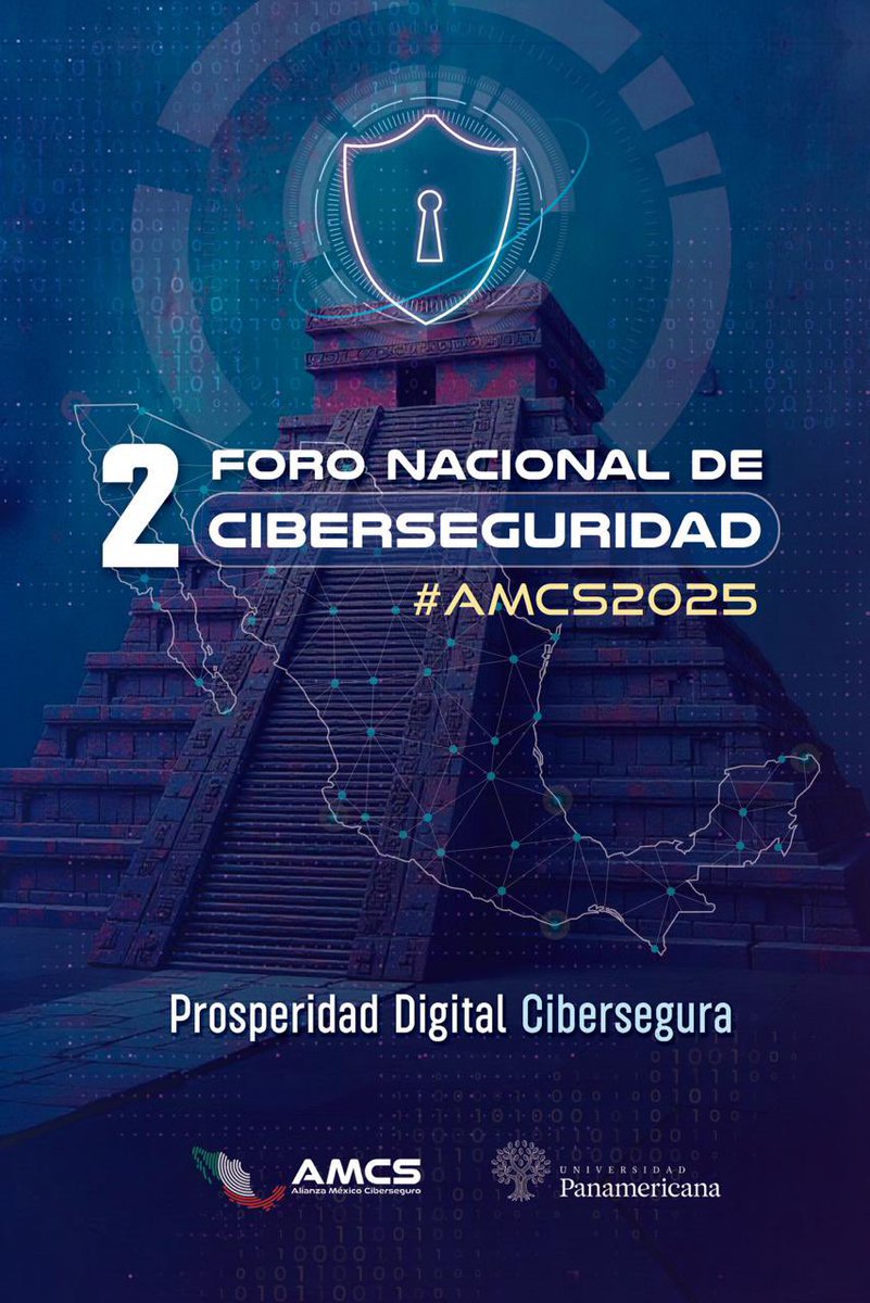 lauraenriquezr's tweet image. 🚨 ¡Hoy inicia el 2º Foro Nacional de Ciberseguridad de la @AMCS_ORG y tú puedes ser parte!

🔐 Conoce la agenda, regístrate y participa 👉 foro.alianzamexicociberseguro.org