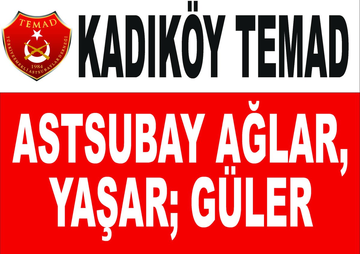 TEMAD İstanbul İl Başkanlığı koordinasyonunda düzenlenecek basın açıklamamıza tüm meslektaşlarımız ve İstanbul Halkı davetlidir.  🗓️ 27 Eylül 2025 📷 14:00 📷#AstsubayOnuru #AstsubayHaklarıAstsubaylar TSK nin En Stratejik gücü ve Lojistik Yöneticisidir.

<a href="/ZcanALIKAN/">Başkent Trafik&İş Kazaları Derneği Çankırı Bölge T</a>
<a href="/temadankara/">TEMAD Genel Başkanlığı</a>