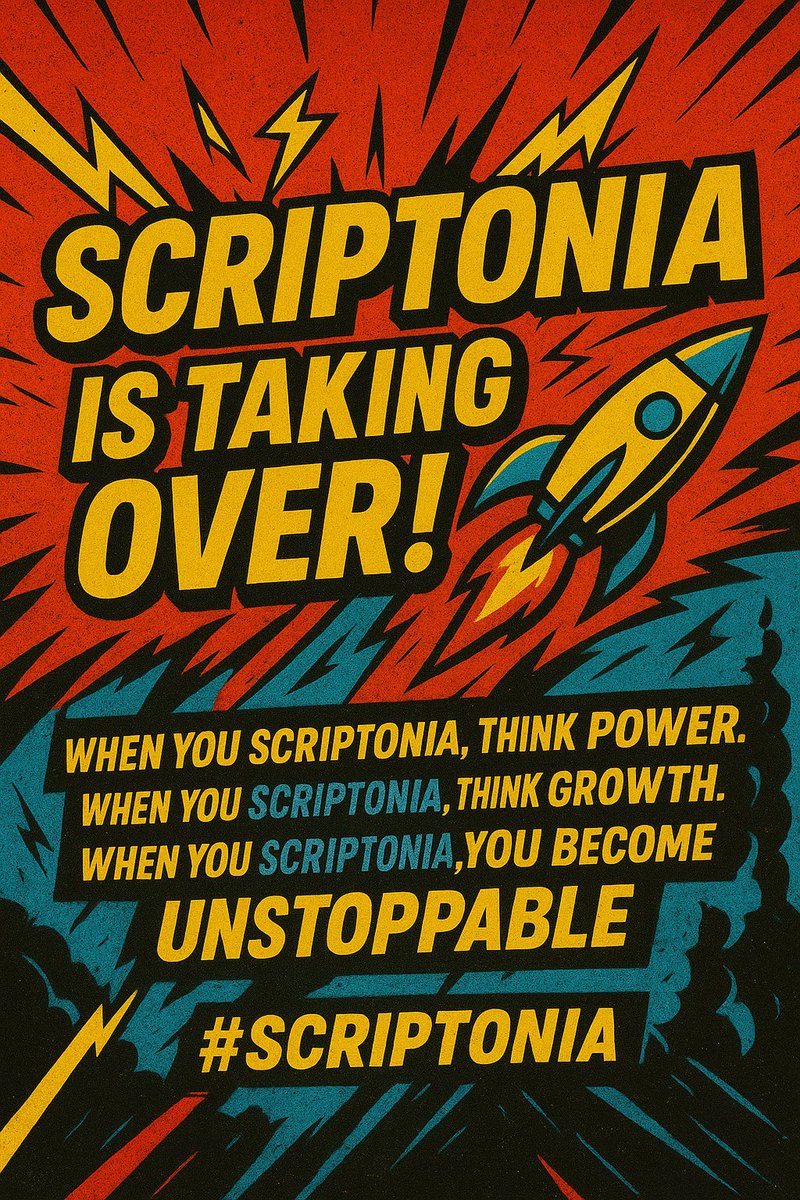 BudocryptX (@shaflex001) on Twitter photo 🚀🔥 SCRIPTONIA IS HERE 🔥🚀
Not just a name… it’s a movement. ⚡
Not just a platform… it’s the future. 🌍
#Scriptonia is where energy meets innovation, where ideas come alive, and where the next big wave begins.
<a href="/Scriptonia_xyz/">Scriptonia</a> 🚀🔥 SCRIPTONIA IS HERE 🔥🚀
Not just a name… it’s a movement. ⚡
Not just a platform… it’s the future. 🌍
#Scriptonia is where energy meets innovation, where ideas come alive, and where the next big wave begins.
<a href="/Scriptonia_xyz/">Scriptonia</a>