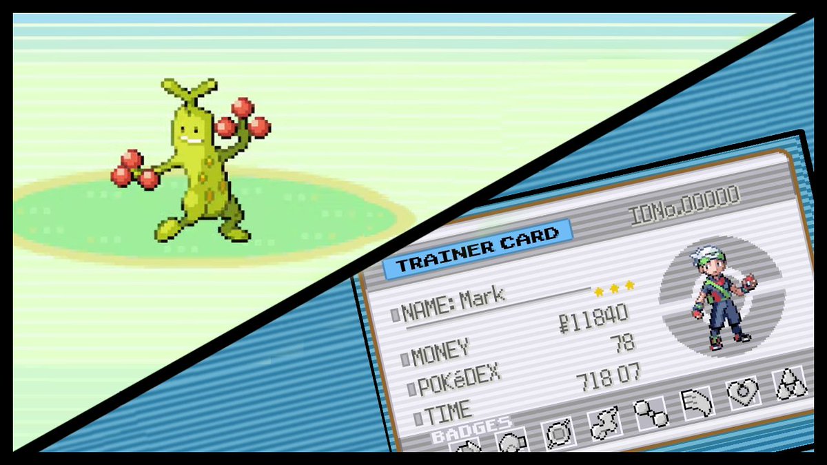 MarkJamesColgan's tweet photo. ✨Shiny Sudowoodo in Emerald! ✨

This took quite sometime, mainly because the Battle Frontier was not kind to me!  This the 2nd last shiny for my Trainer Card Quest, next up is Totodile! 😁
Video https://t.co/oeArVy6zY4 https://t.co/sXOMTGArDC