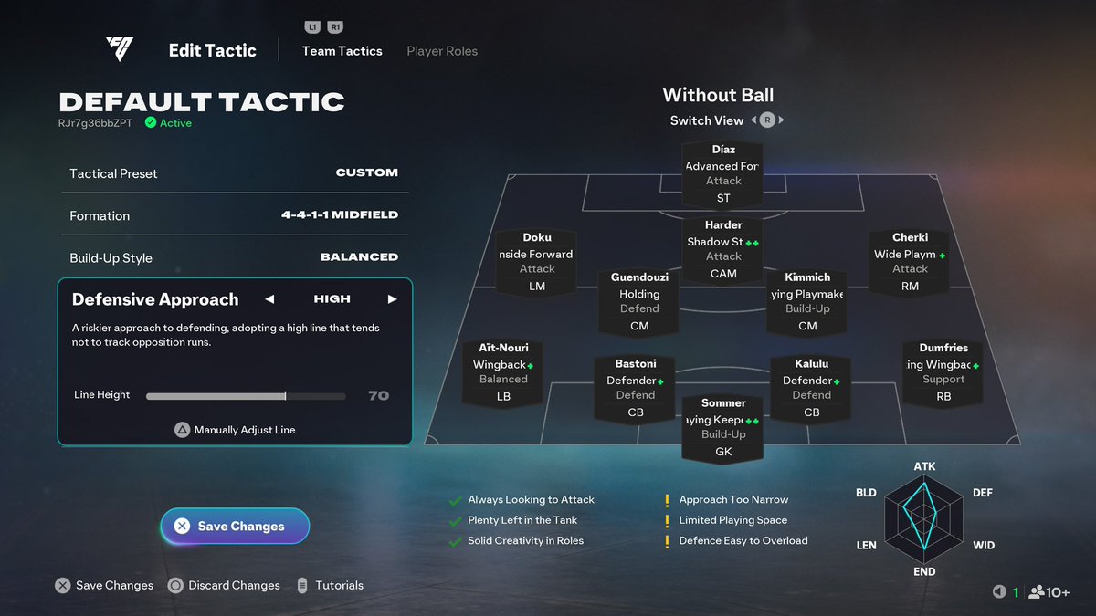 wilson4x_'s tweet image. MY BEST NEW 4-4-1-1 TACTIC: 
☑️10 GAMES UNBEATED 
☑️WORKS IN ANY GAMEMODE 
☑️EASY TO USE 

CODE: RJr7g36bbZPT
