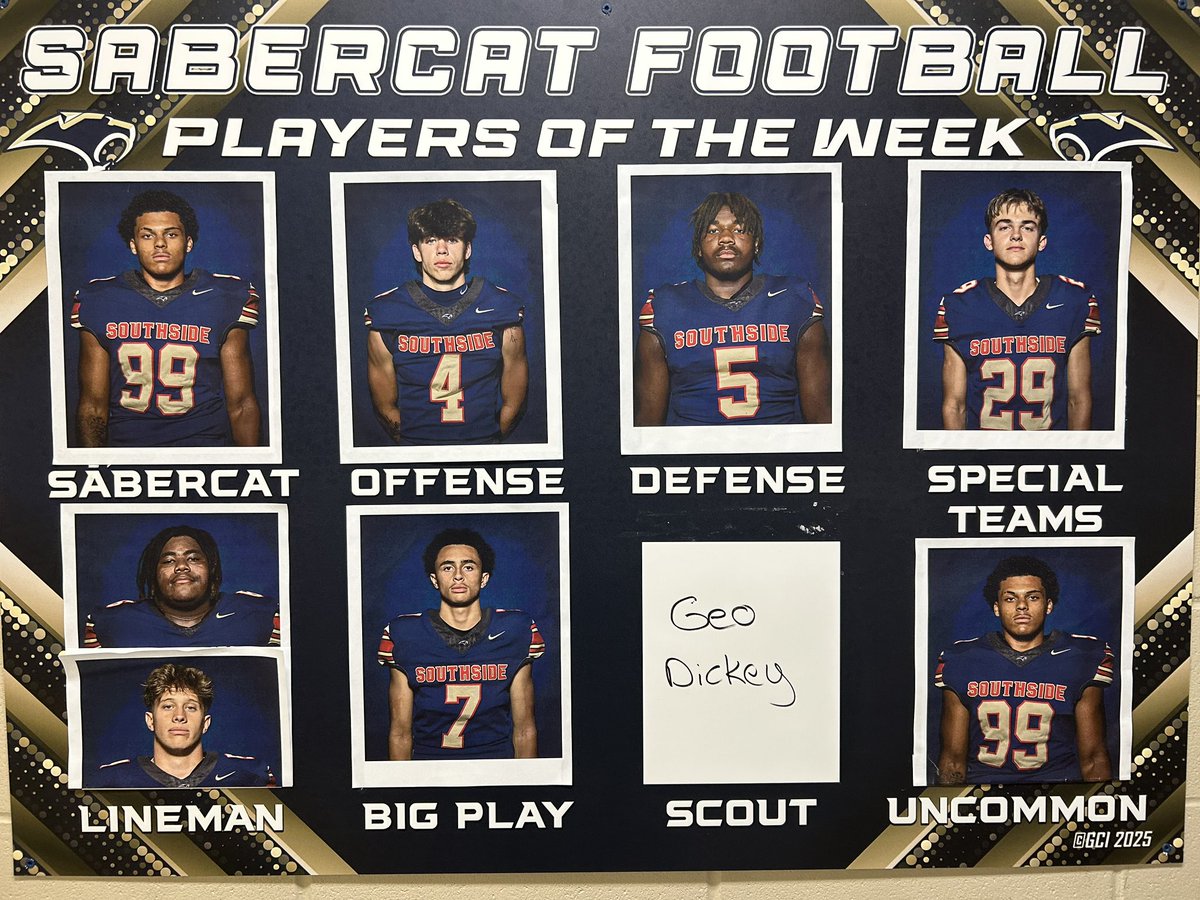 Clutch when it counted—shoutout to our Players of the Game &amp; Scout Team Players of the Week!💪🏾

<a href="/Moore_Monthly/">Moore Monthly</a> <a href="/SouthmooreHS/">Southmoore HS</a> <a href="/sabercatsports/">Sabercat Athletics</a>