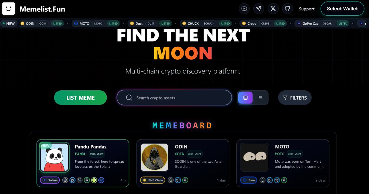 memelistfun's tweet photo. Congratulations! PANDAS is now listed on https://t.co/45RCiTVf0E!
@Pandupandas
#memelistdotfun https://t.co/cl78dzsrnt