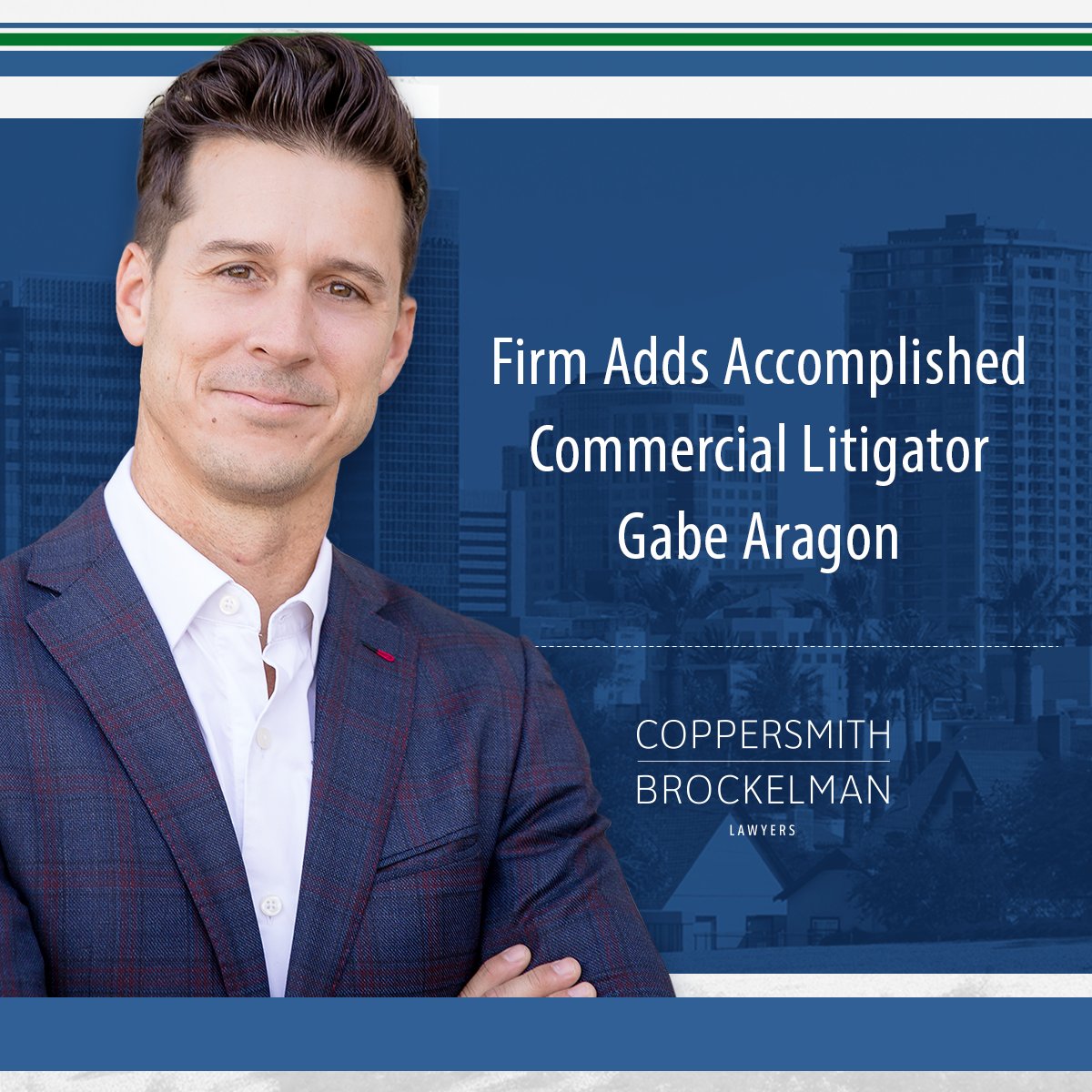 Seasoned litigator Gabriel Aragon recently joined our firm, bringing with him deep expertise and a proven track record representing diverse businesses and individuals in high-stakes disputes.

Read more: cblawyers.com/coppersmith-br…