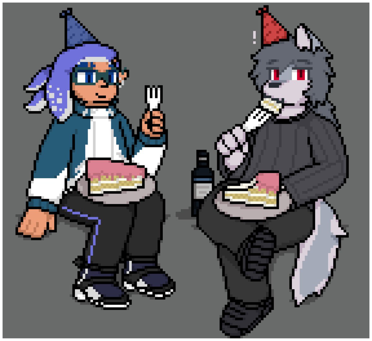 Birthday drawing for me and my brother