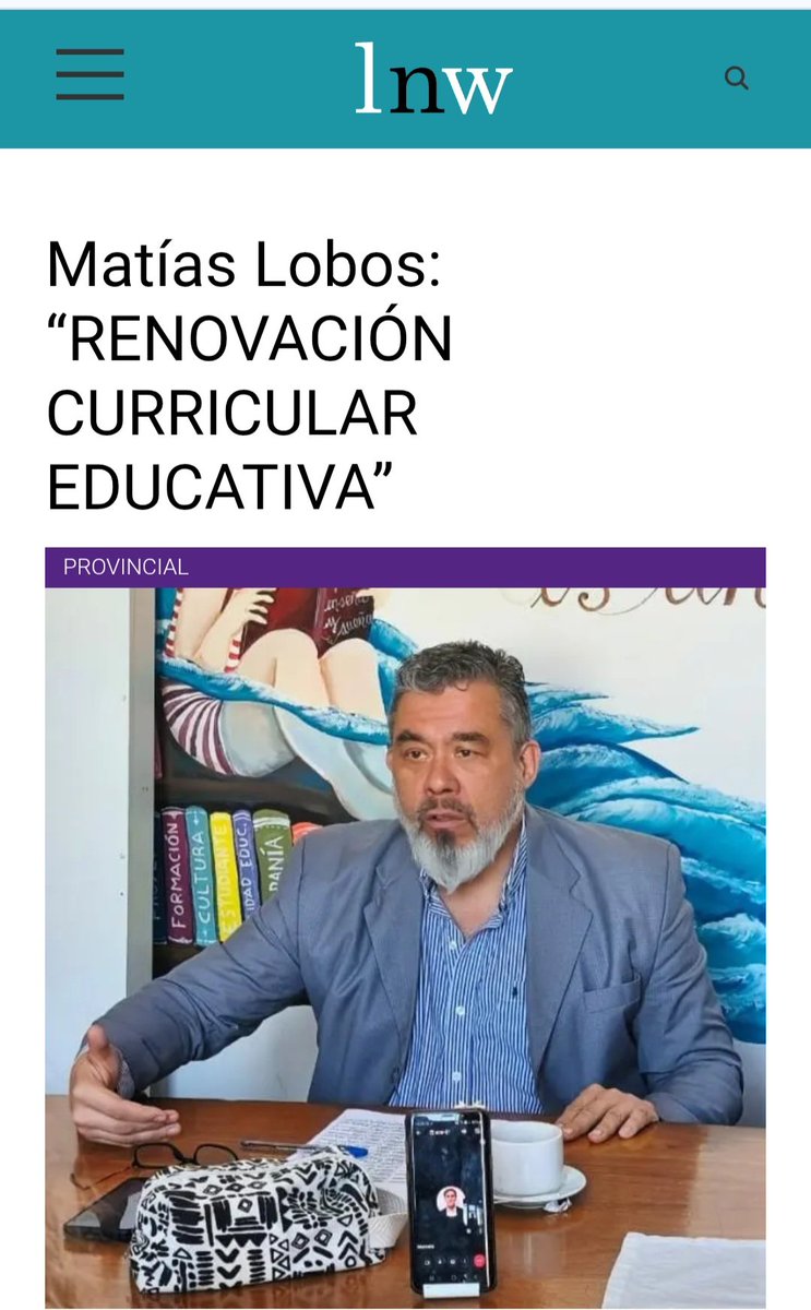 Les comparto la nota de <a href="/LaNoticiaWeb/">LaNoticiaWeb</a> 
lanoticiaweb.com.ar/matias-lobos-r…