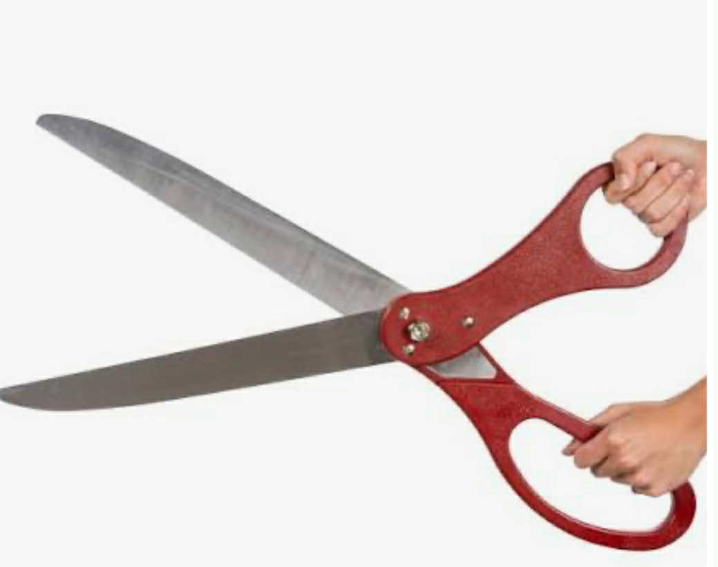 CLPublicLibrary's tweet image. Did you know the library has grand opening scissors to lend?