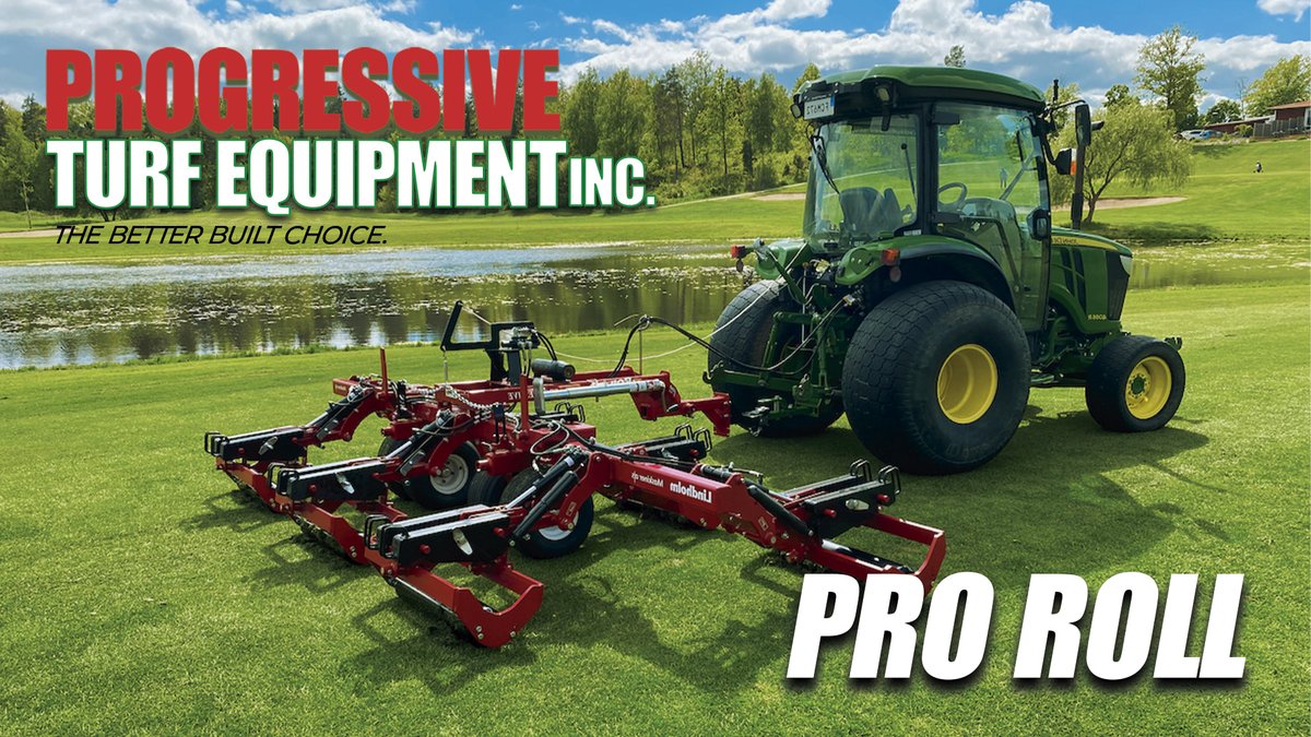 Smooth. Strong. Playable.
The Pro-Roll 10 &amp; 15 are built to perfect fairways &amp; fields with uniform turf and healthier growth.
👉 Learn more: progressiveturfequip.com/turf-rollers

#ProRoll #TurfEquipment #SportsTurf #GolfCourseMaintenance