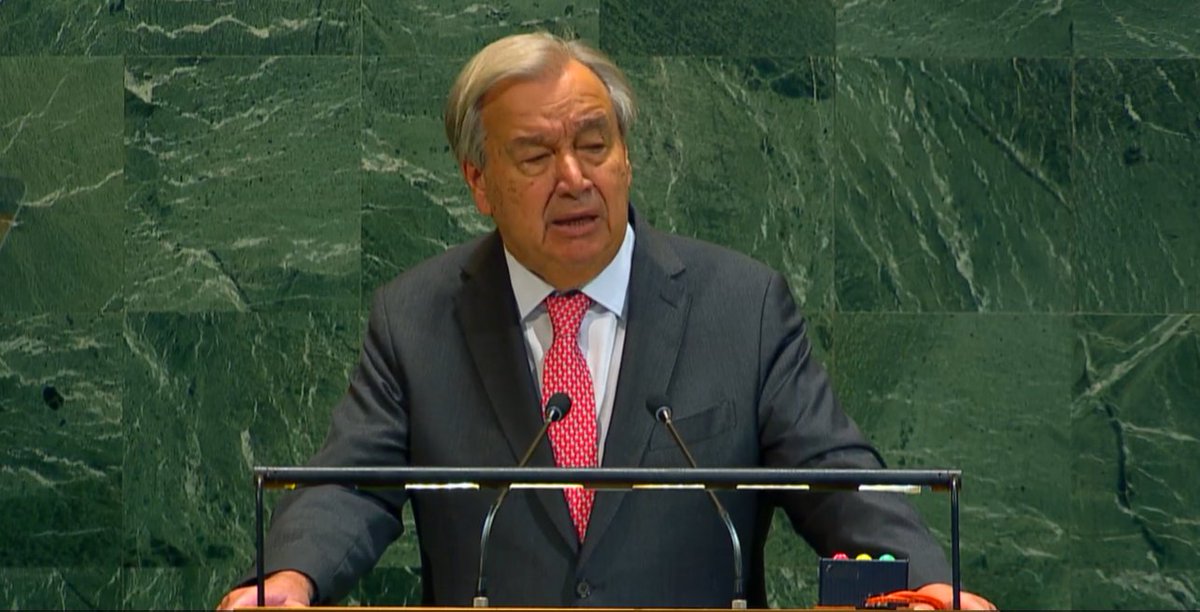 ¿Cuál es la alternativa?
¿Un Estado único en el que se nieguen los derechos básicos a los palestinos?
¿Expulsados de sus hogares y sus tierras?
¿Obligados a vivir bajo una ocupación, discriminación y subyugación perpetuas?
Esto no es ni paz ni justicia.
<a href="/antonioguterres/">António Guterres</a>