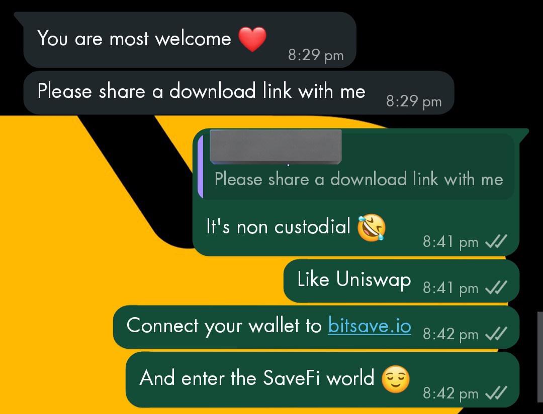 karlagod.eth-#Bitsave || #BorderlessDev #GG23 (@_karlagod) on Twitter photo The number of times I have to tell people <a href="/BitsaveProtocol/">Bitsave Protocol</a> is a dApp and a MiniApp 🤭
#SaveFi The number of times I have to tell people <a href="/BitsaveProtocol/">Bitsave Protocol</a> is a dApp and a MiniApp 🤭
#SaveFi