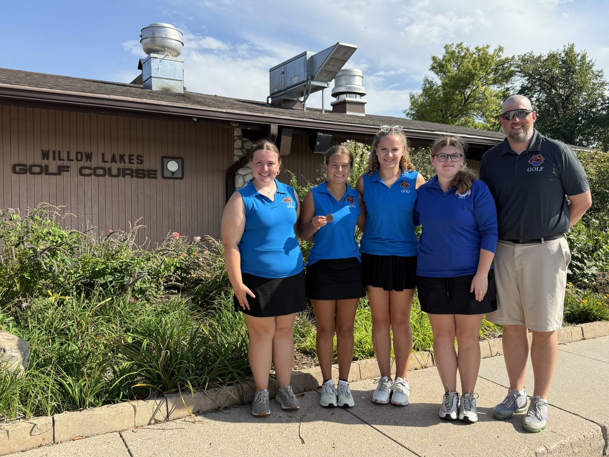 The Lady Wolverines Golf Team competed in Bellevue today at Willow Lakes Golf Course! They fought hard! Congrats to <a href="/faith_koranda/">Faith</a> for placing 7th with an 85 out of 87 girls today! Keep grinding girls! <a href="/OPS_WVAthletics/">Westview Athletics</a> <a href="/OPS_Westview/">Westview High</a>