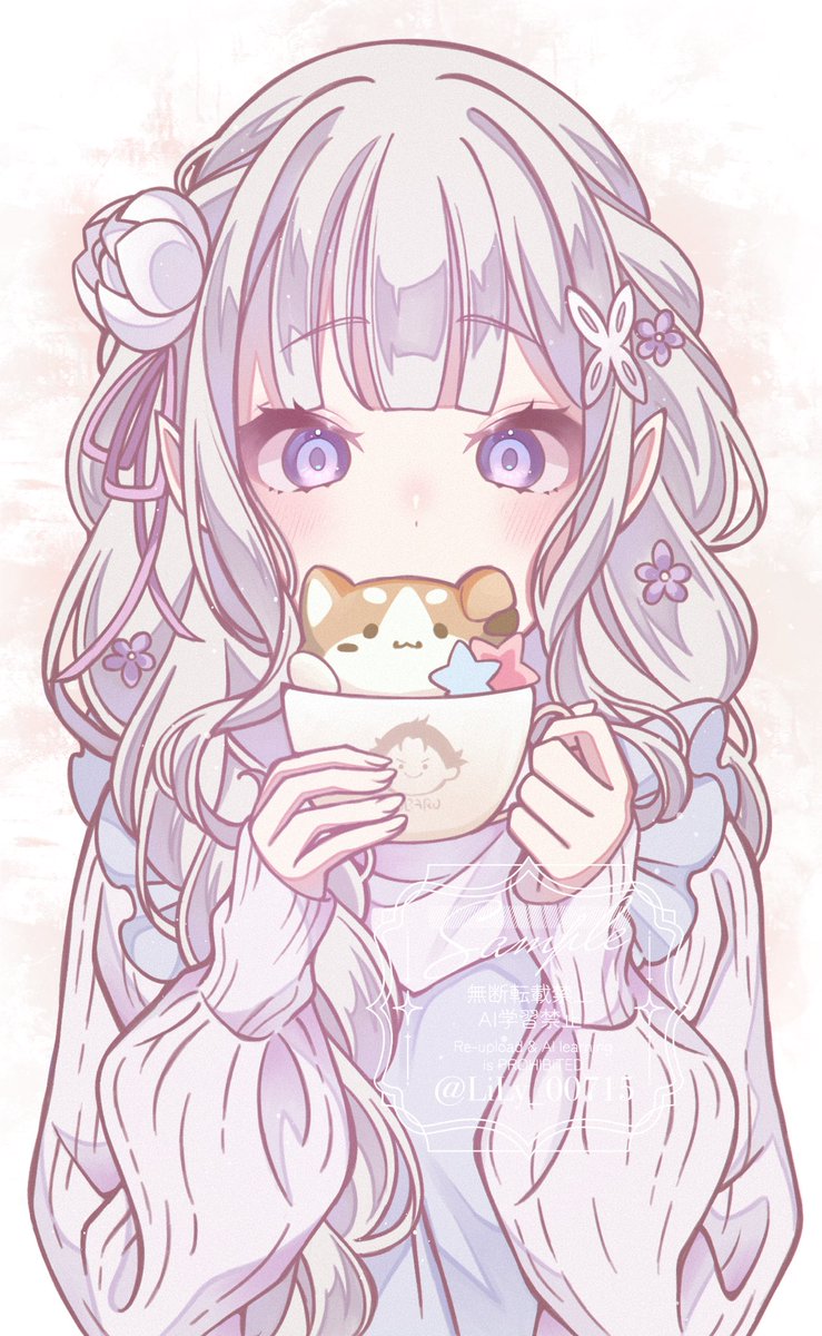 エミリアたんお誕生日おめでとう🎉
 #rezero #エミリア生誕祭2025