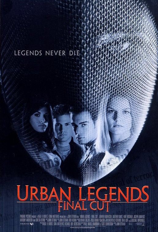 FilmNewsNos's tweet image. 🎬MOVIE HISTORY: 25 years ago today, September 22, 2000, the movie ‘Urban Legends: Final Cut’ opened in theaters!

#JenniferMorrison #MattDavis #HartBochner #EvaMendes @lodivadevine #JoeyLawrence #JessicaCauffiel #AnsonMount #AnthonyAnderson #MichaelBacall #JacindaBarrett